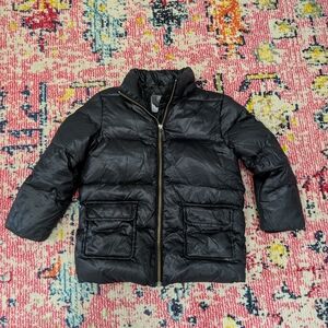 Bonpoint Black Puffer Jacket for Kids